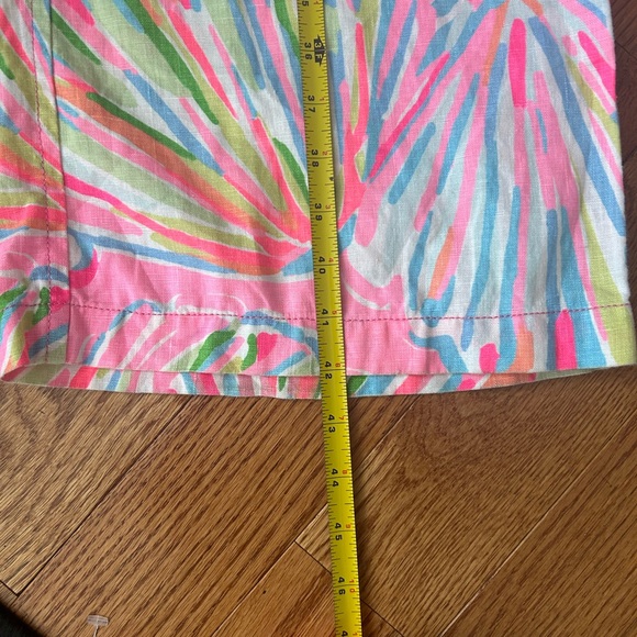 Lilly Pulitzer The Beach Pant XL Linen Lounge Resort Vacation Coastal Vibe Pink - Picture 11 of 15